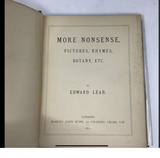 Lear, Edward More Nonsense Pictures Rhymes etc