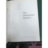 McCullin Don  The Destruction Business SIGNED - TC Books